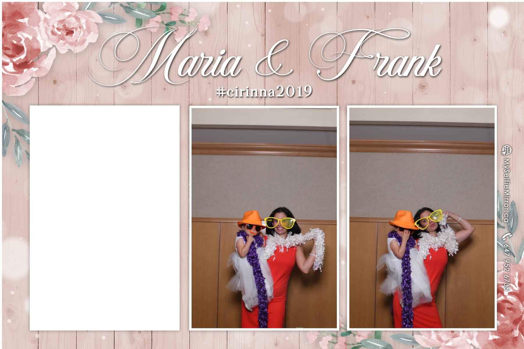 Wedding of Frank and Maria  | View more photos from the event at gallery.myselfiemirror.ca/u/romanmyselfiemirrorca/Wedding-of-Frank-and-Maria